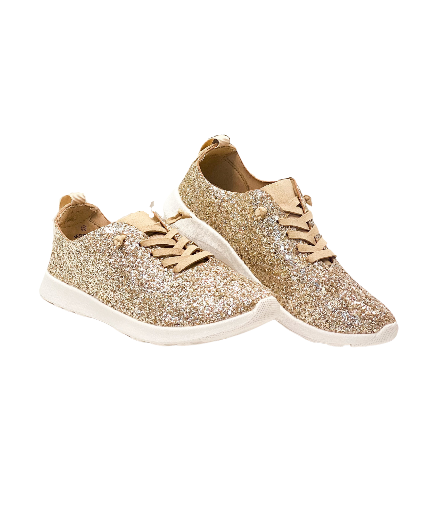 Mayo Glitter Sneaker in Gold