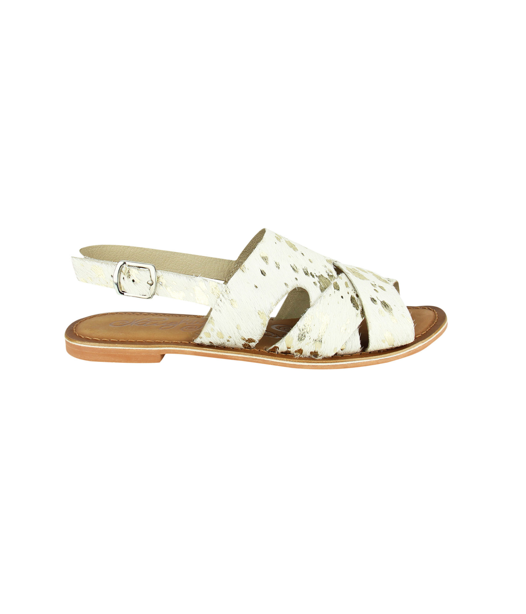 Cup of Tea Sandals in White