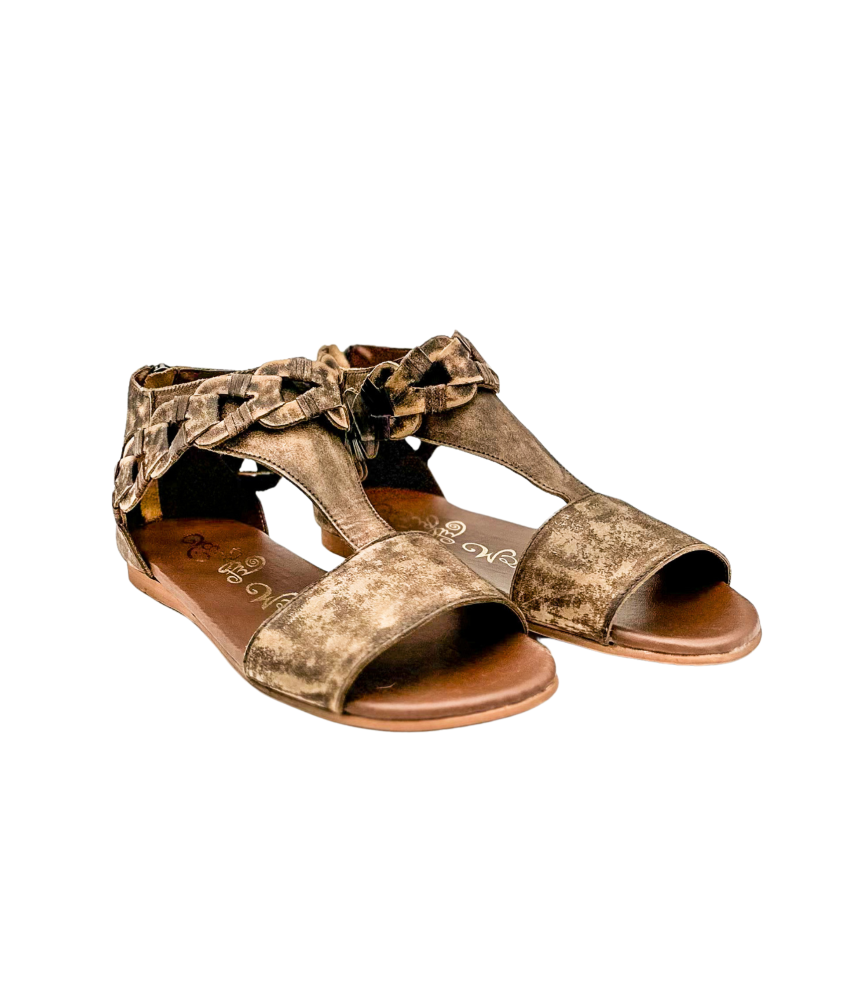 Naughty monkey cowhide sandals hotsell