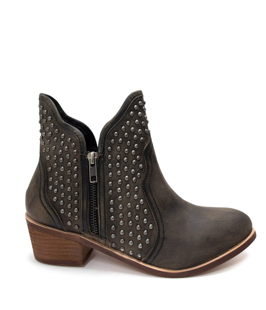 Naughty Monkey - Women's Twilight Studded Heeled Ankle Boot