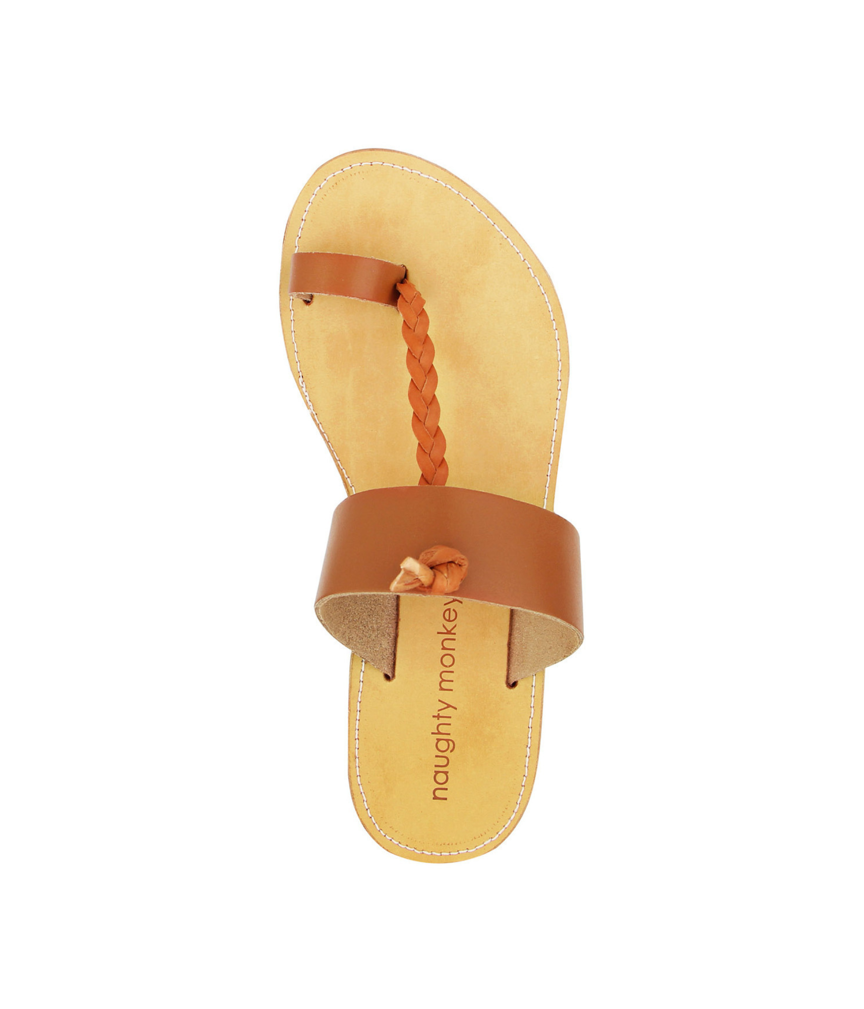 Thess Sandals in Natural Leather