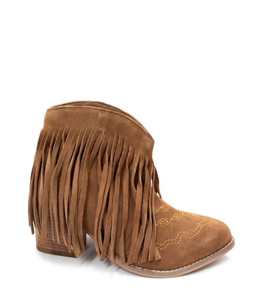 Amos Fringe booties main image 0