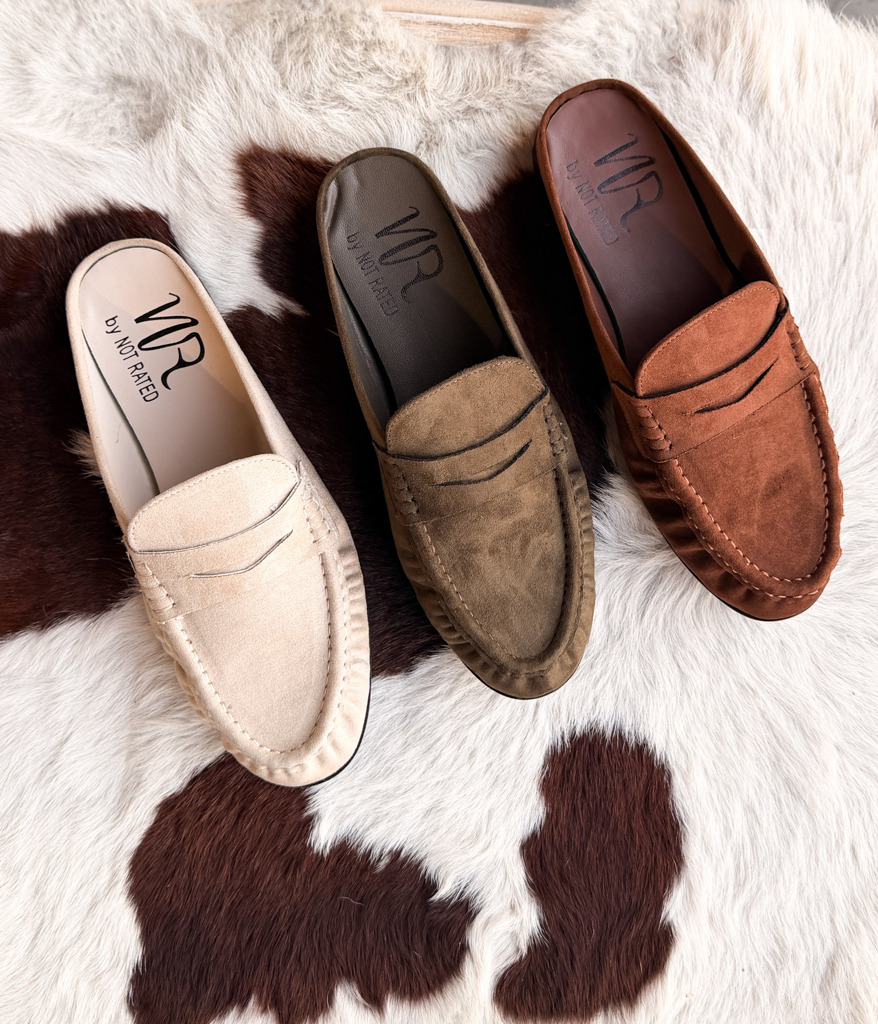 Margot Slide Loafer in Cream