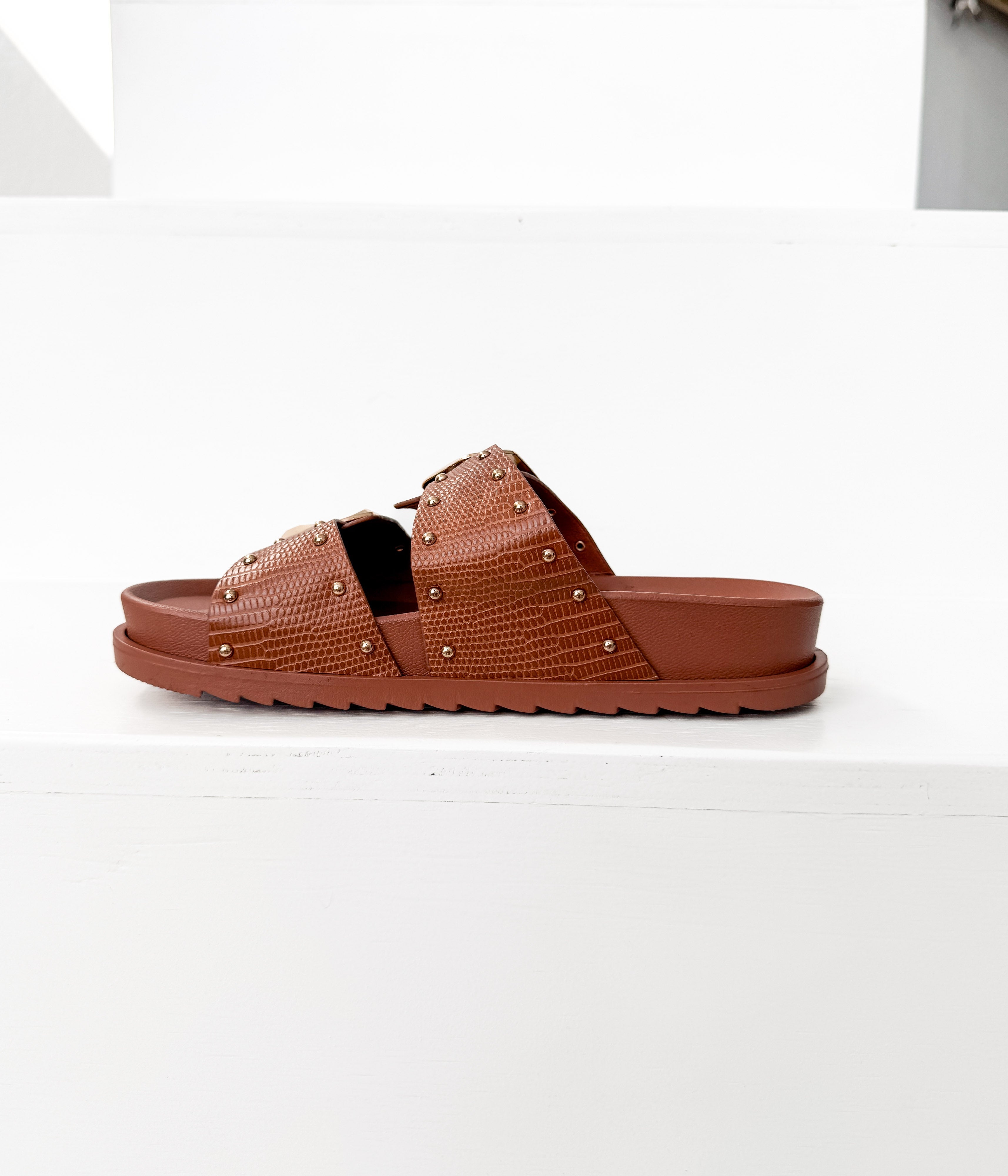 Marigold Sandal in Cognac