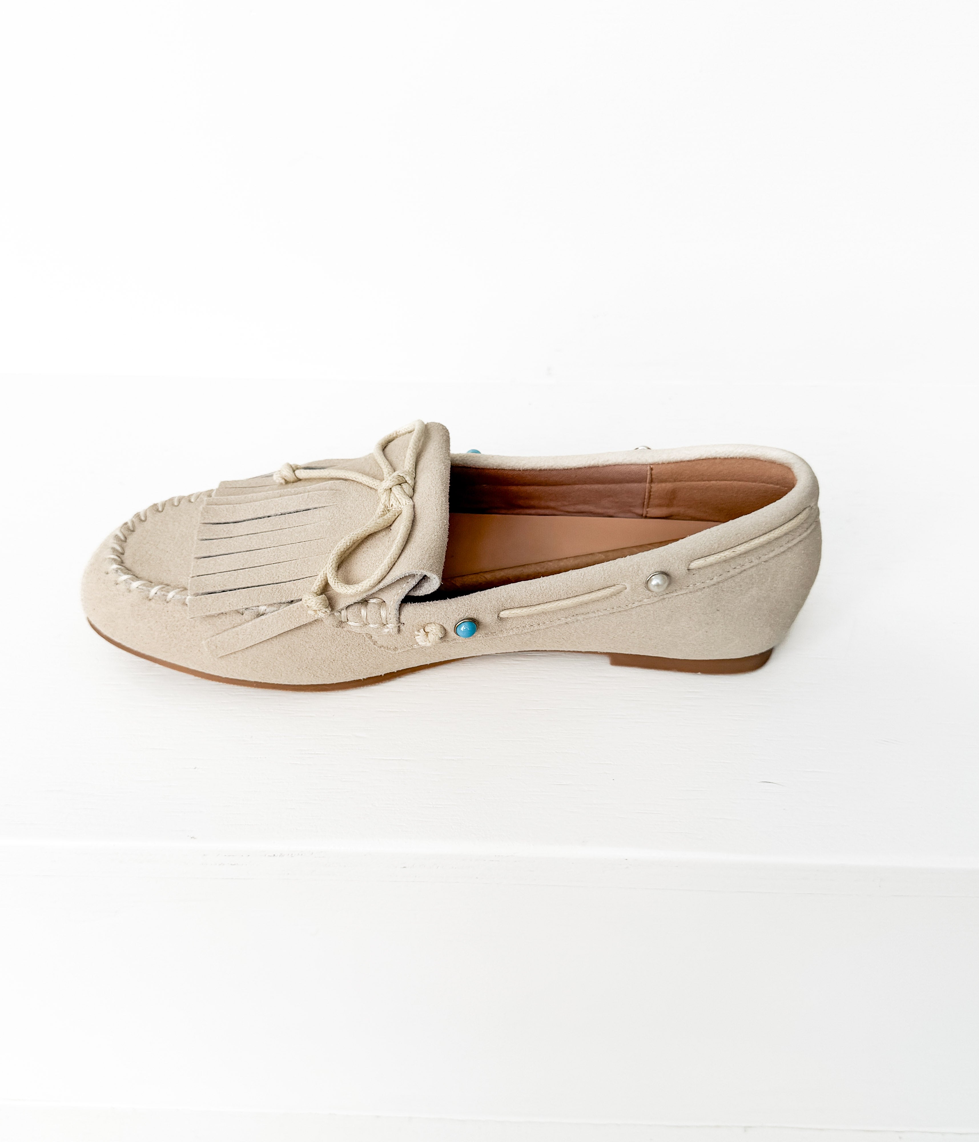 Moccasin Flats in Cream