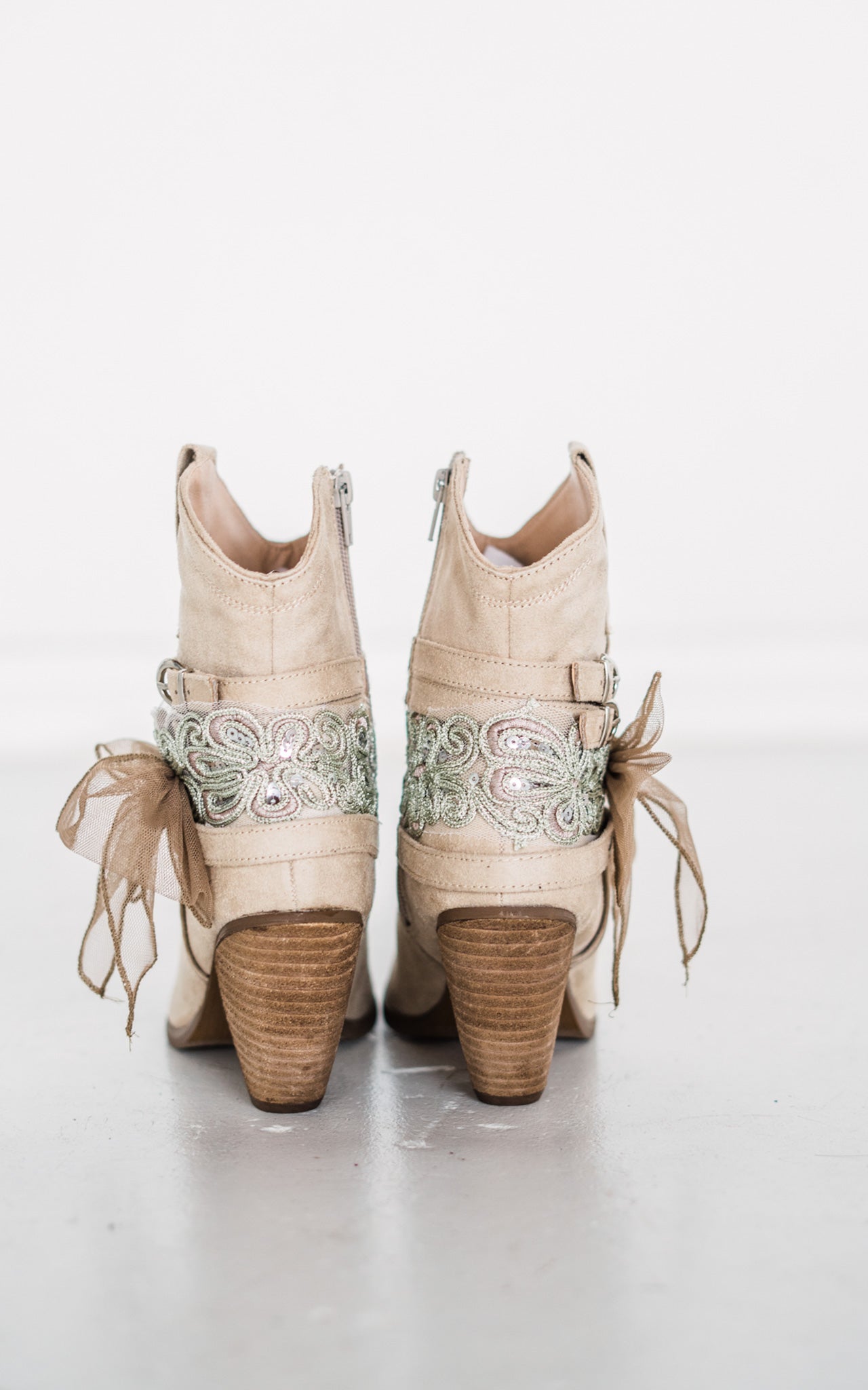 Stash Bootie in Cream