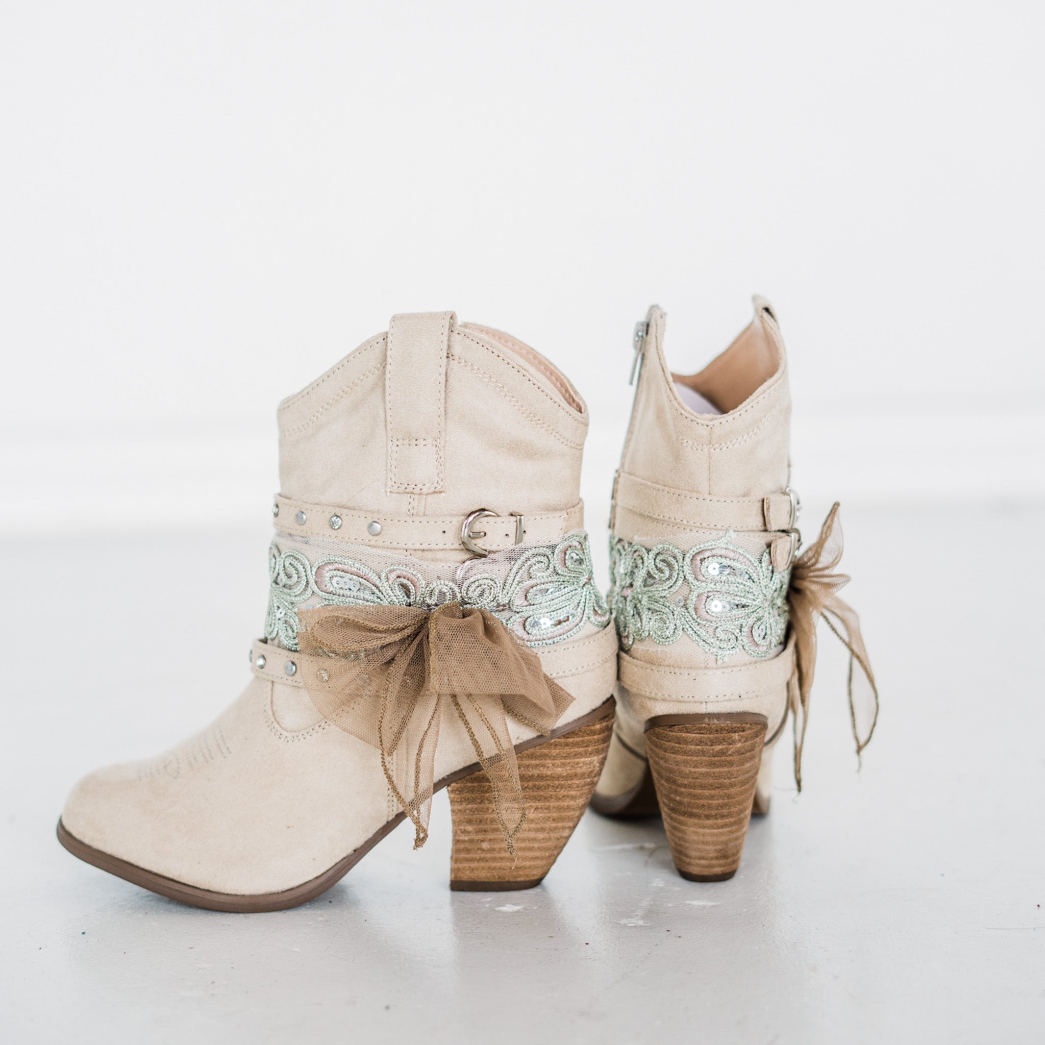 Stash Bootie in Cream