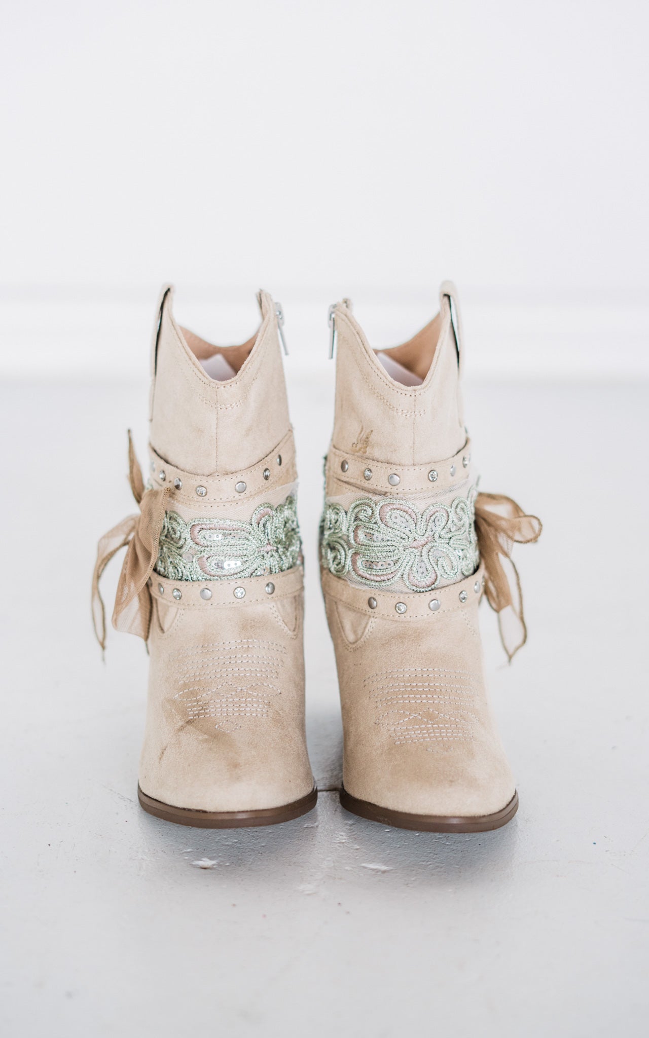 Stash Bootie in Cream