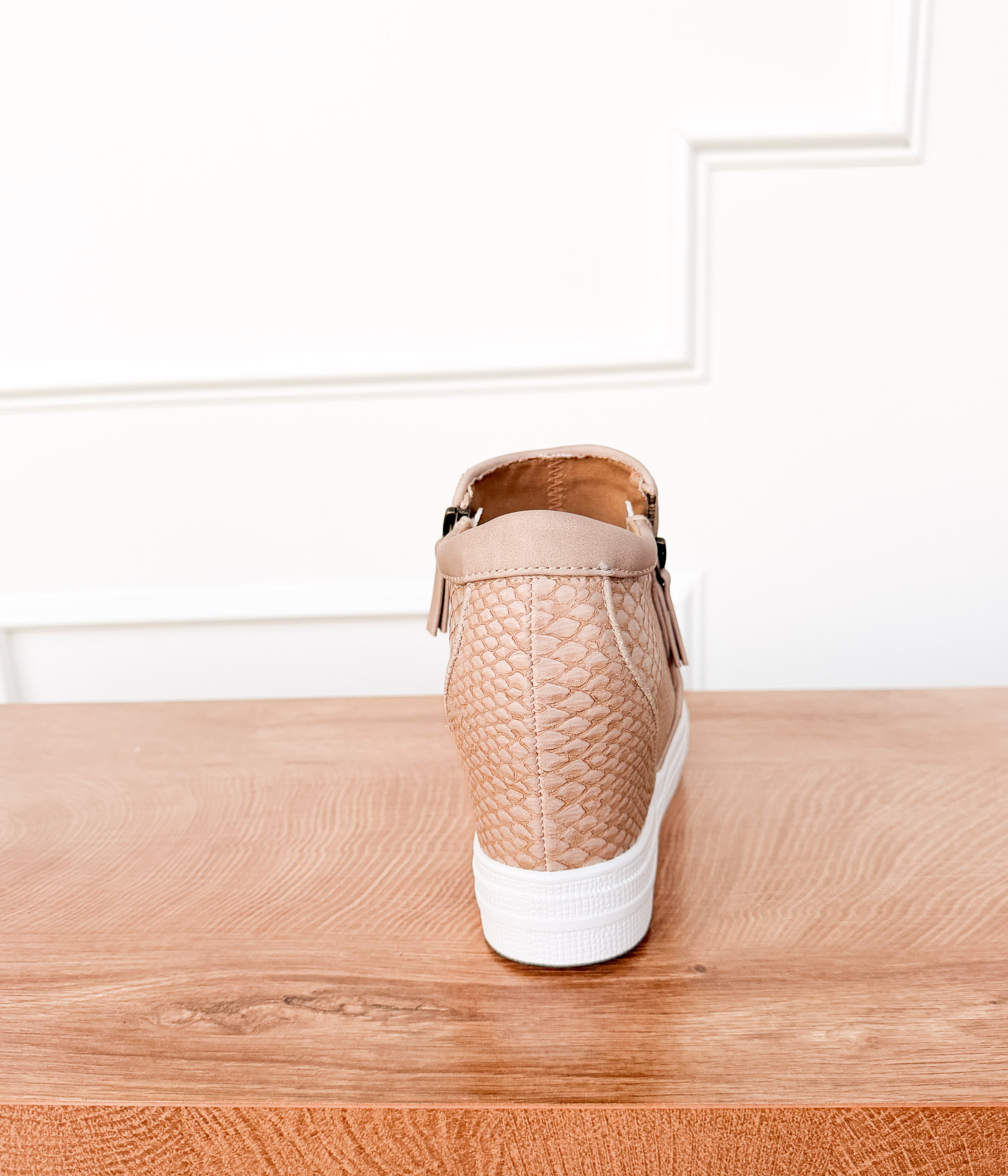 Timmibelle Wedge Sneaker in Blush